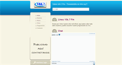 Desktop Screenshot of linea106fm.com